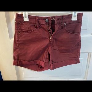 High rise shorts
